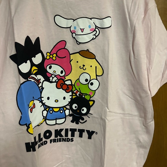 Bioworld Hello Kitty and Friends Light Pink T-Shirt NWOT - Picture 2 of 4
